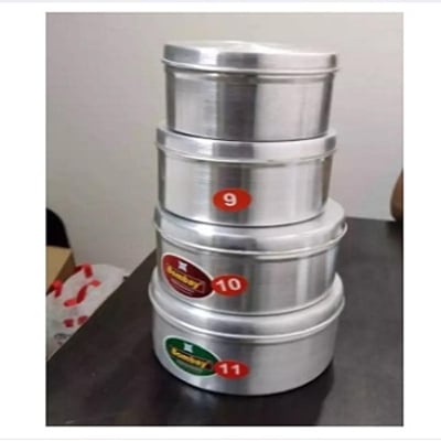 Picture of Aluminum Potting Box-4Pcs -Silver