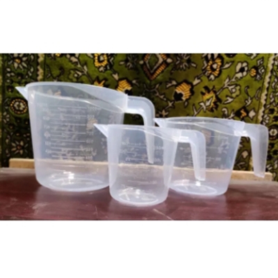Picture of 3 pcs Mesurment Mug set Capacity-250ml,500ml,1000 ml -Off White