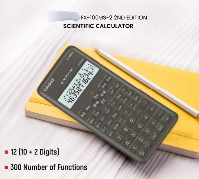 Picture of FX-100MS 2nd Edition Scientific Calculator For Students Grey