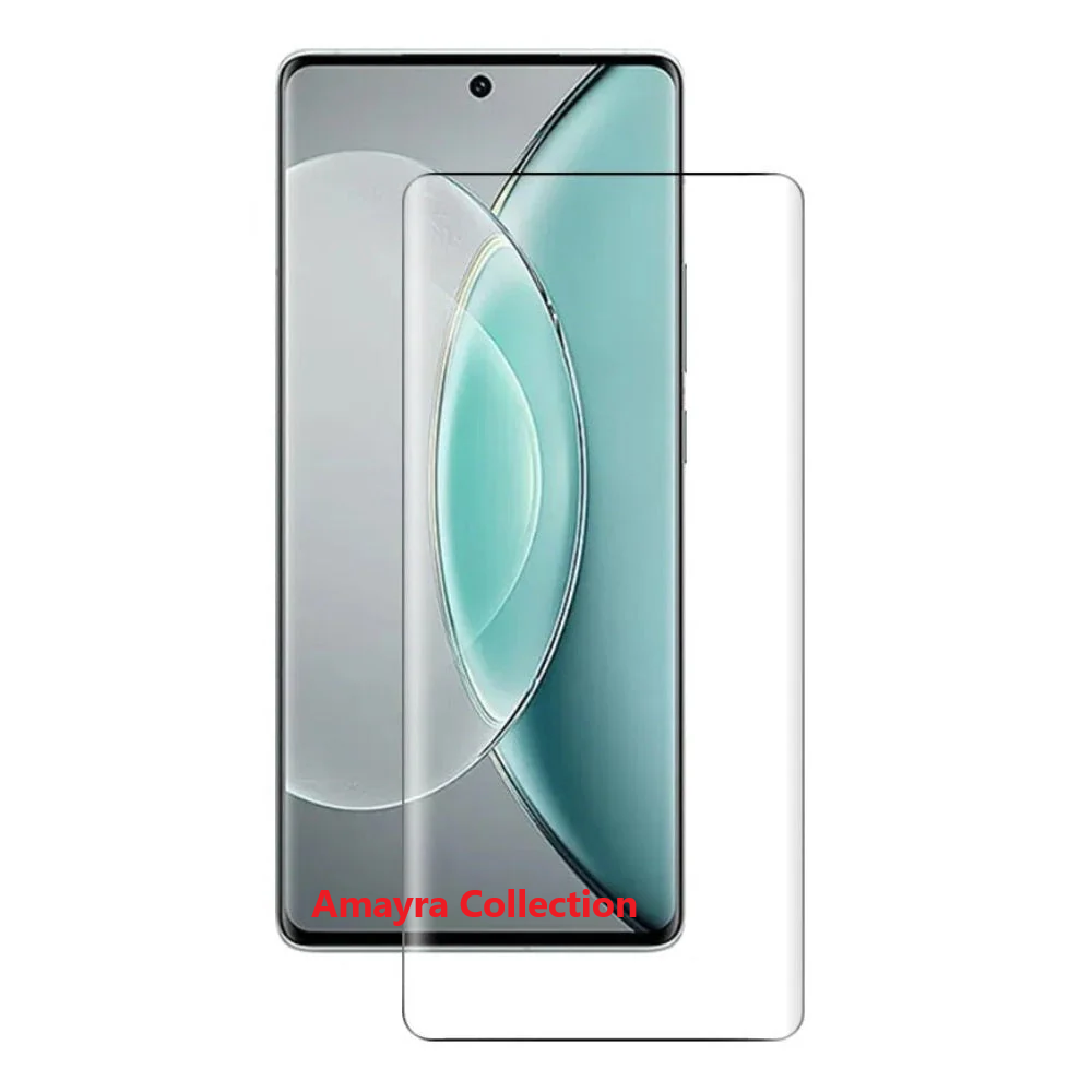 Picture of Realme P1 Pro 5G (A+ GRADE) Premium UV Tempered Glass Screen Protector Curved with Liquid Glue and UV Light -Transparent Clear