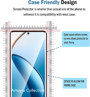 Picture of Realme P1 Pro 5G (A+ GRADE) Premium UV Tempered Glass Screen Protector Curved with Liquid Glue and UV Light -Transparent Clear