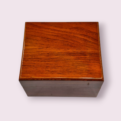 Picture of Wooden Wrist Luxury Watch Box With Pillow Red Colour