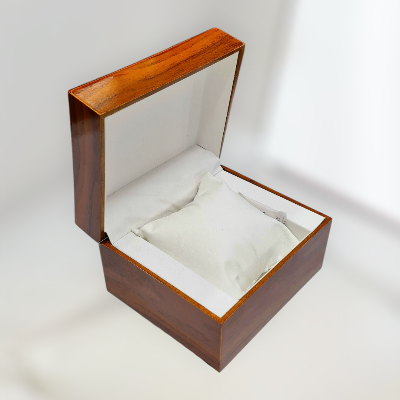 Picture of Wooden Wrist Luxury Watch Box With Pillow Red Colour