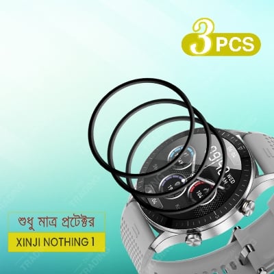 Picture of XINJI NOTHING 1 Screen Protector - Full Coverage, Anti-Scratch, Anti Fingerprint, Automatic Scratch Repair, Easy Install (3 Pcs)