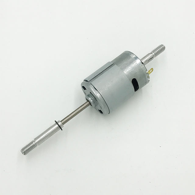 Picture of DC 12V 555 Stand fan motor long Arm Motor For Fan Silver