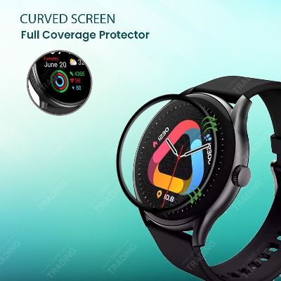 Picture of QCY WATCH GT Screen Protector Full Coverage Anti-Scratch Anti-Fingerprint Automatic Scratch Repair Easy Install (1 Pc)