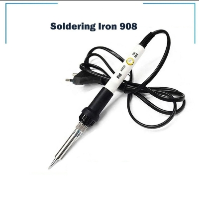 Picture of ( 220V 60W XCY 908 ) Electric Soldering Iron Kit Adjustable Temperature - soldering iron Black