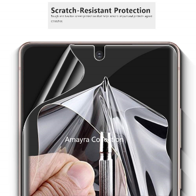Picture of Realme P1 Pro 5G TPU Protective Film Hydrogel Front Poly Protector Screen Protector Anti-Shatter / High Definition (Front Poly)