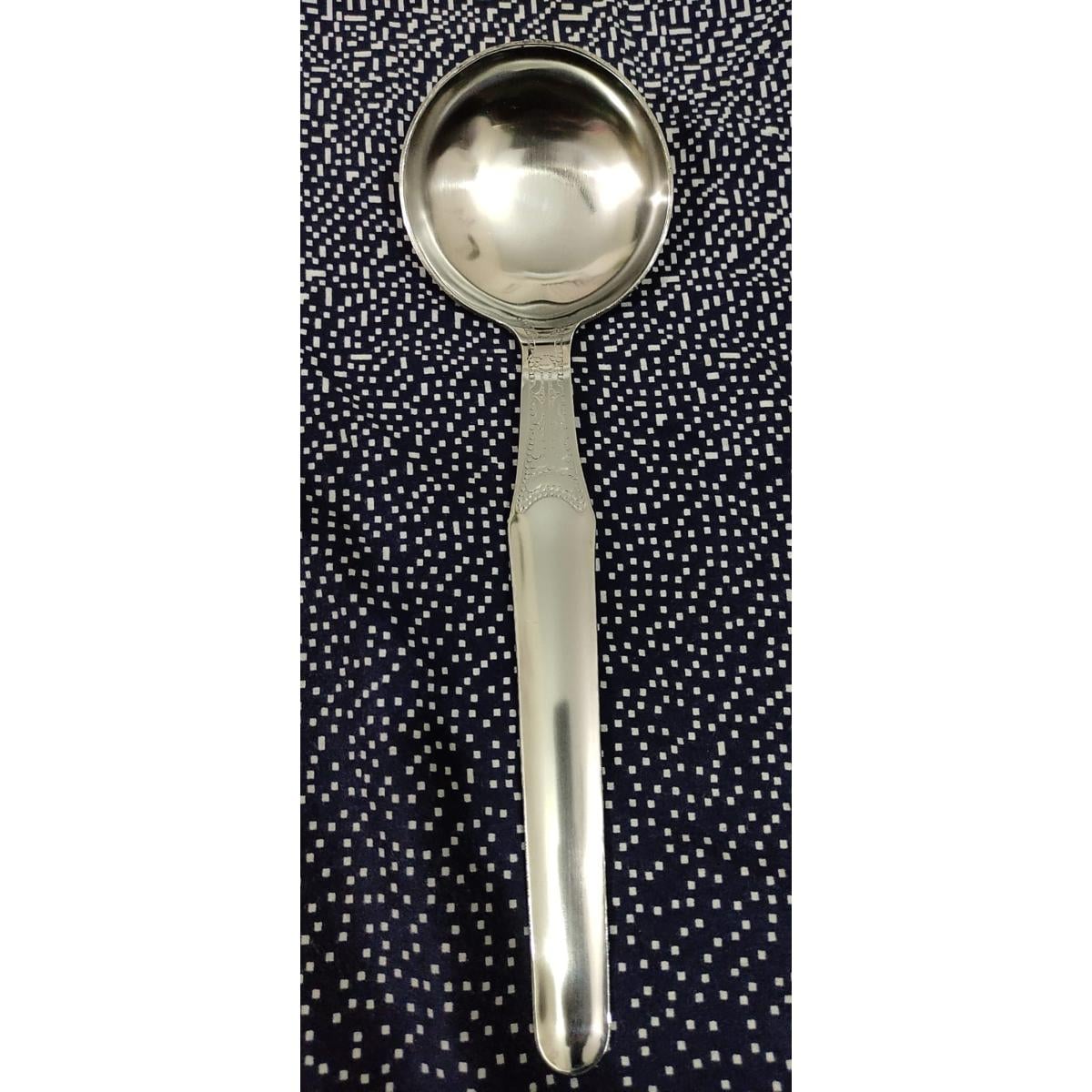 Picture of Liquid Dal Spoon 100% Non Magnetic Indian VIP -Silver