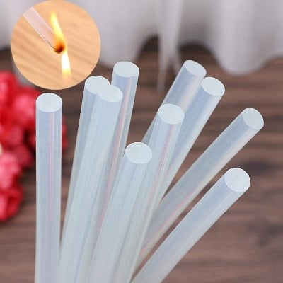 Picture of 10 Piece Hot Melt Glue Stick for 100w Glue Gun USe Big Gun White