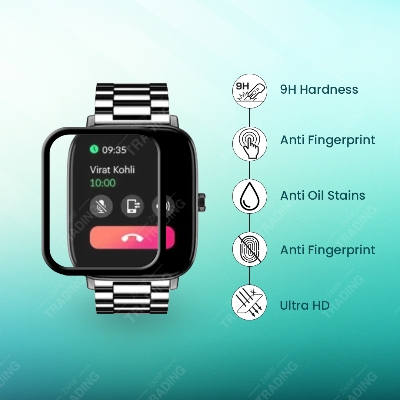 Picture of NOISE COLORFIT QUAD Smart watch Screen Protector Ultimate Protection for Your Watch (1 Pc)