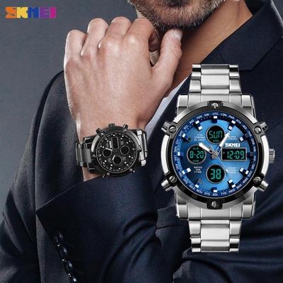 Picture of SKMEI Fashionable Quartz Waterproof Dual Display Watch 1389 
