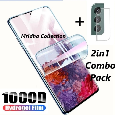 Picture of 2in1 Protector Combo Pack for Samsung Galaxy S22 5G (Front Hydrogel Screen Protector Poly + Camera Lens Protector)