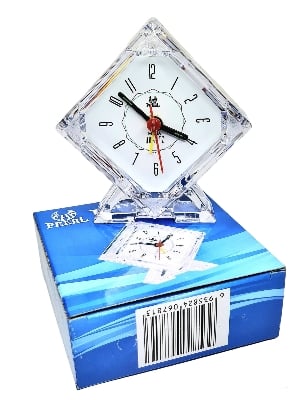 Picture of Table Alarm Clock Chanda Shape White