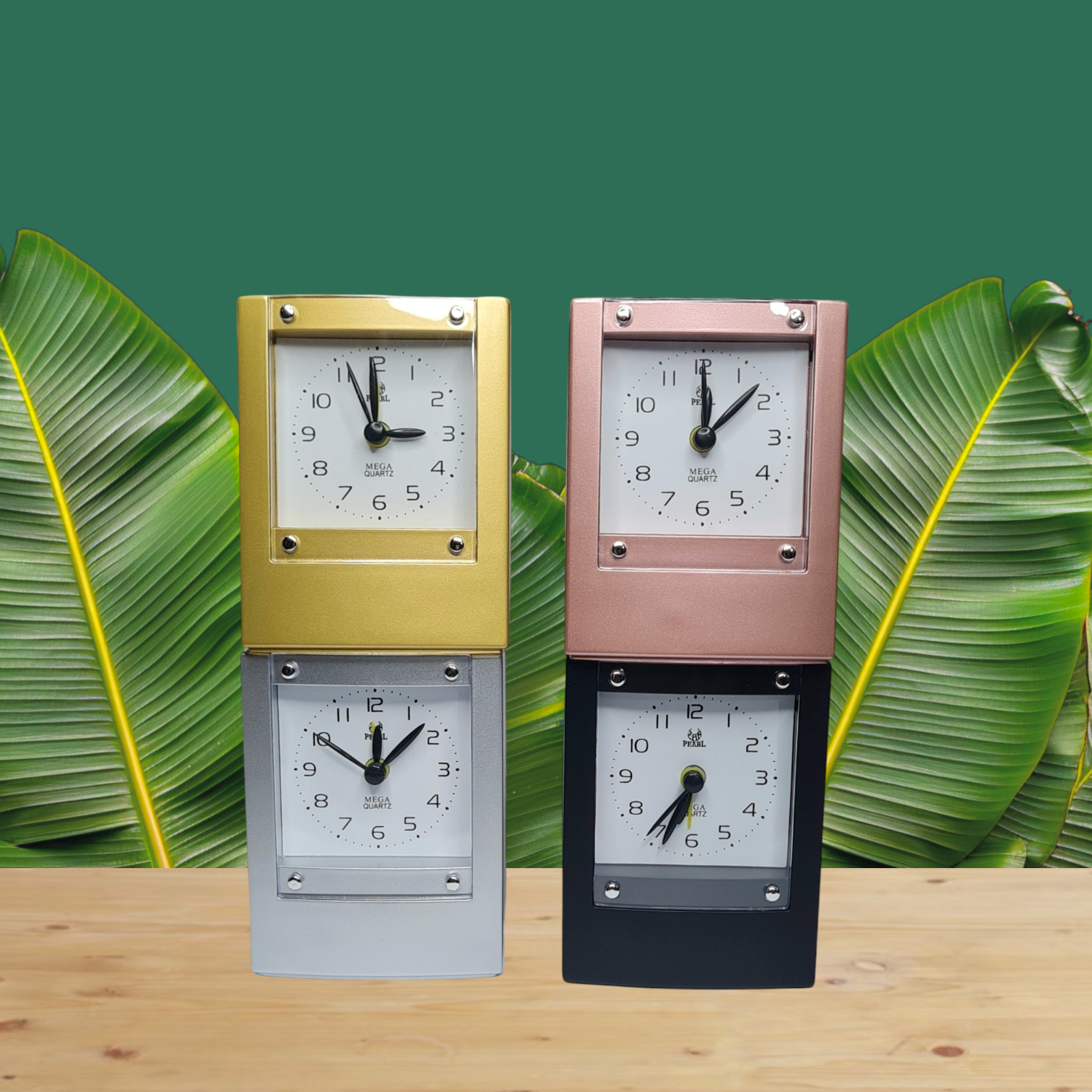 Picture of Pearl Travelling Alarm Clock Bi Squre system Travelling Table Alarm Clock 