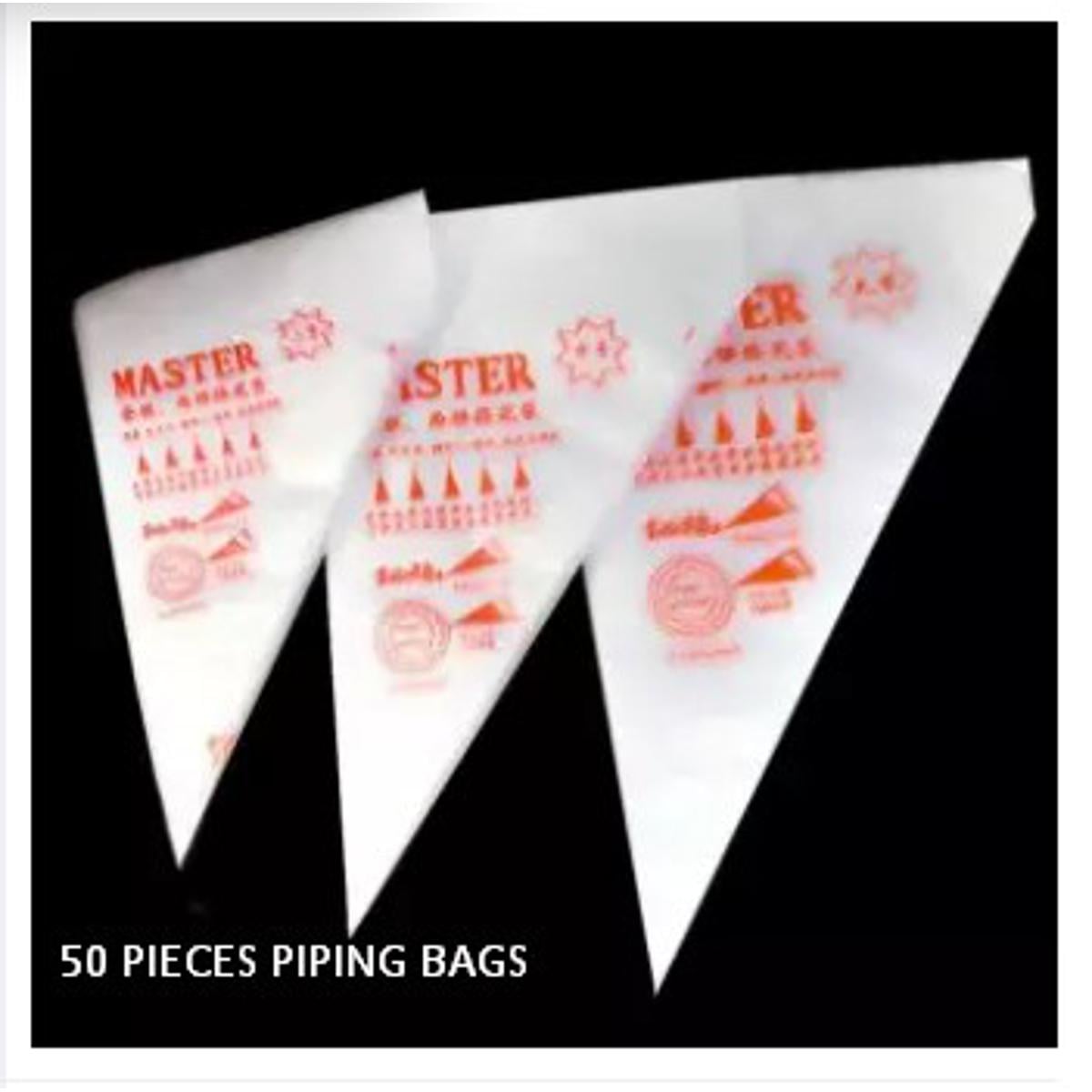 Picture of 50 pcs Plastic  Piping Bags Cake Cream Decorating