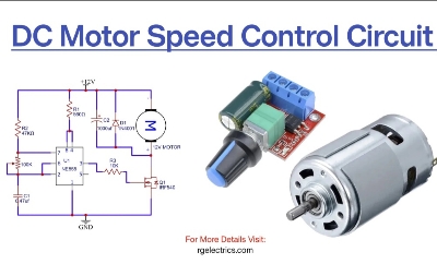 Picture of High-Quality 5V-28V 12V 24V 5A PWM DC Motor Speed Control Switch Controller Volt Regulator LED Dimmer Tool Professional - DC Motor Speed Control Blue