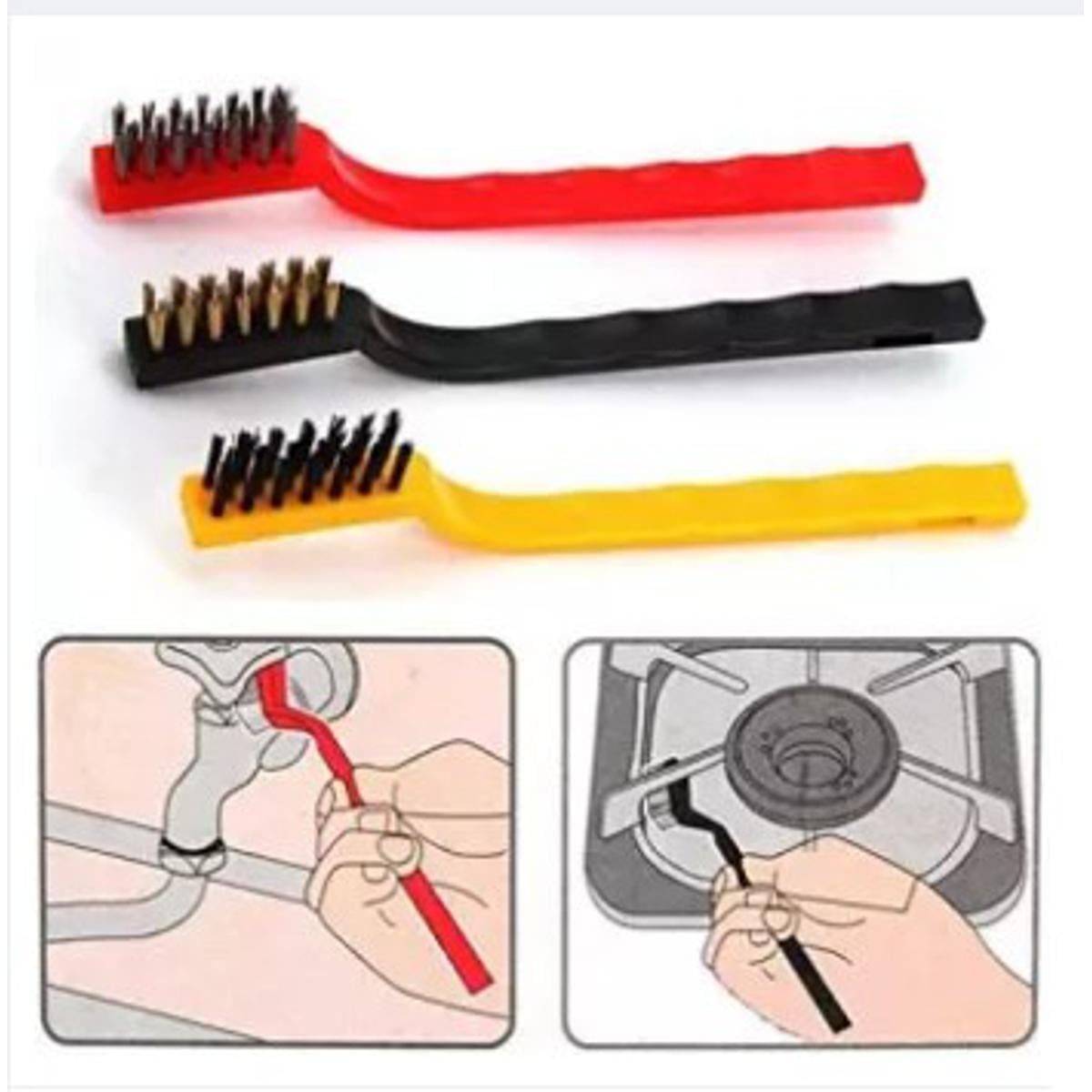 Picture of Mini Wire Brush Set, Cleaning Tool 3 PCS -Multicolor