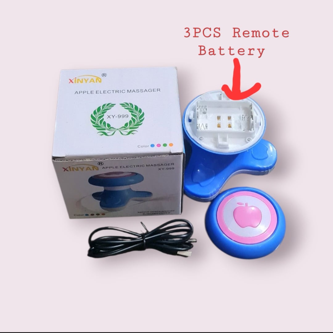 Picture of Xinyan electric vibrating body massager Battery and Current Use Multicolor