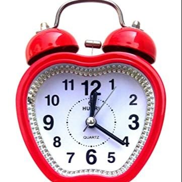 Picture of Bell Table Alarm Clock Apple Shape - Wall Clock 