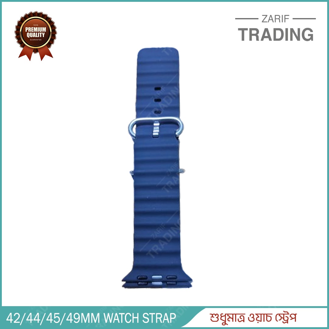 Picture of Smart Watch Straps 42mm 44mm 45mm 49mm Free Size with Affordable Price (Dark blue,Freesize)