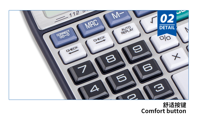 Picture of 12-Digits Official and Desktop Size Calculator Silver
