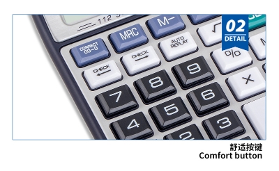 Picture of 12-Digits Official and Desktop Size Calculator Silver