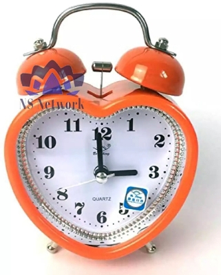 Picture of Bell Table Alarm Clock love Shape - Wall Clock 