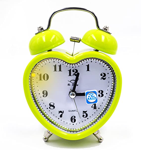 Picture of Bell Table Alarm Clock love Shape - Wall Clock 