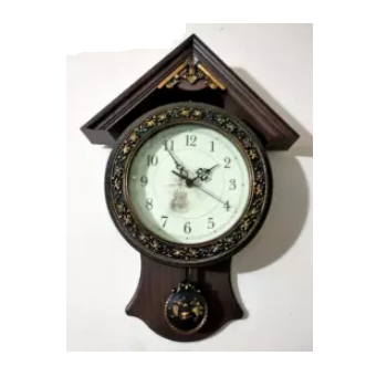 Picture of Classic Pendulum Wall Clock -Brown
