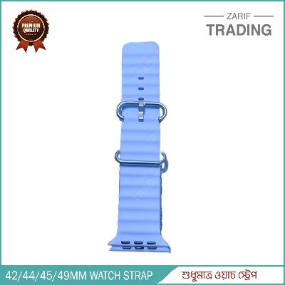 Picture of Apple Watch Straps 42mm 44mm 45mm 49mm Free Size with Affordable Price (Grey,Freesize)