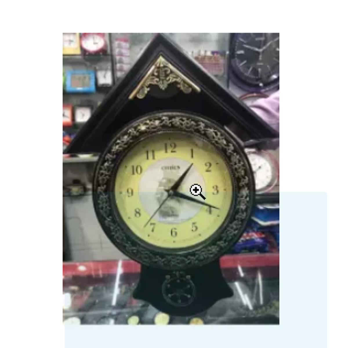 Picture of Classic Antique Mini Pendulum Wall Clock -Black