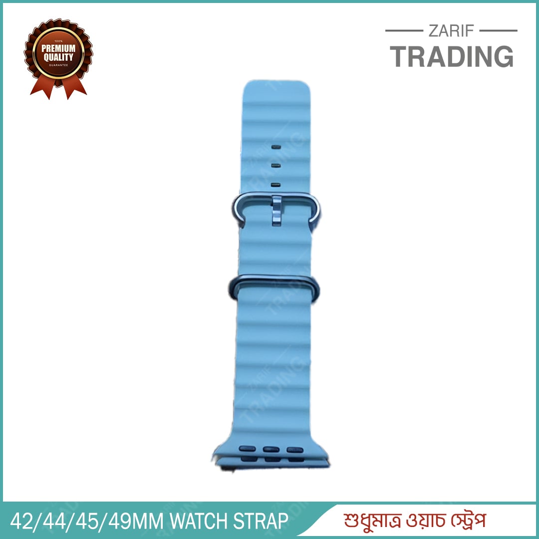 Picture of Apple Watch Straps 42mm 44mm 45mm 49mm Free Size with Affordable Price (Aquamarine,Freesize)