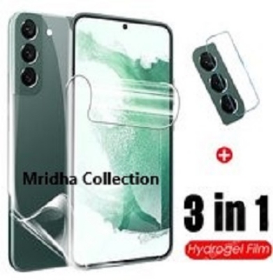Picture of 3in1 Protector Combo Pack for Samsung Galaxy S22+ 5G / S22 Plus 5G (Front Hydrogel Screen Protector Poly + Back Hydrogel Poly Protector + Camera Lens Protector)