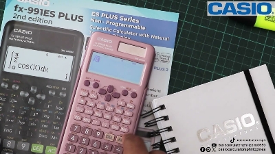 Picture of FX-991ES Plus 2nd Blue And Pink Colours Scientific Calculator For Students 