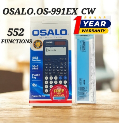 Picture of OSALO. OS-991EX CW Scientific Calculator 552 Functions 1Years Warranty For Students Black