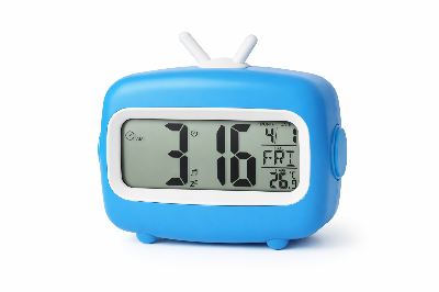 Picture of Digital Clock,Cute Retro TV-Shaped Digital Television Alarm Clock 