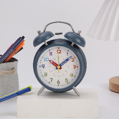 Picture of Modern Desktop Alarm Clock ABS Study Clock Students' Morning Routine Table Accessory 