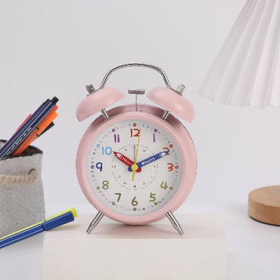 Picture of Modern Desktop Alarm Clock ABS Study Clock Students' Morning Routine Table Accessory 
