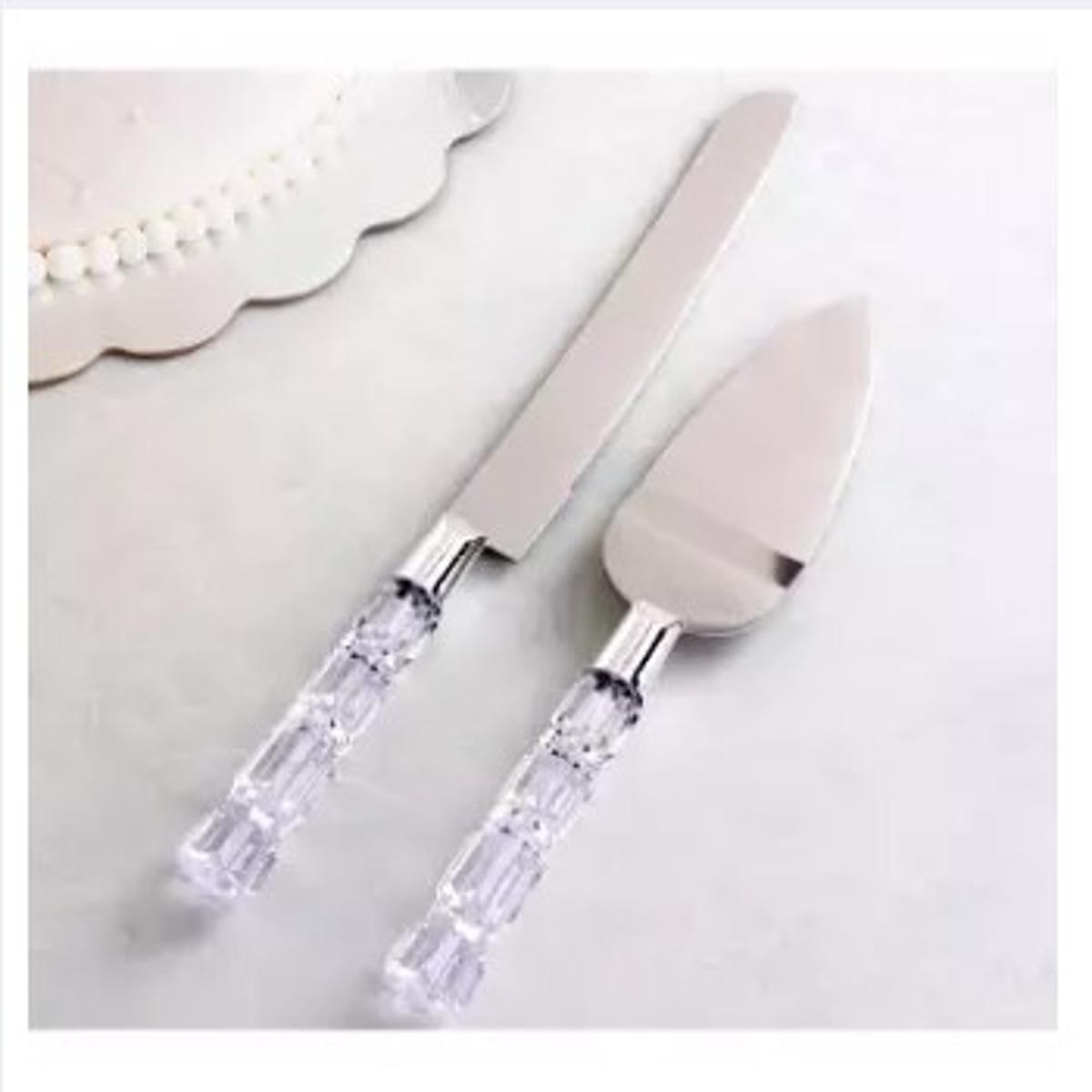 Picture of Heavy Quality Stainless Steel Cake Cutter And Server Set(cutter-1,server-1) -Silver