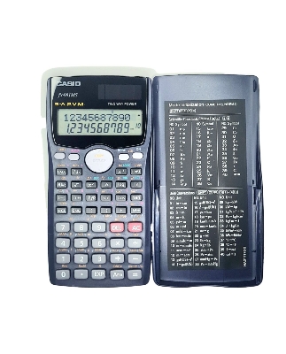 Picture of Fx-991MS Scientific Calculator 1st edition Battery Power For Students Black