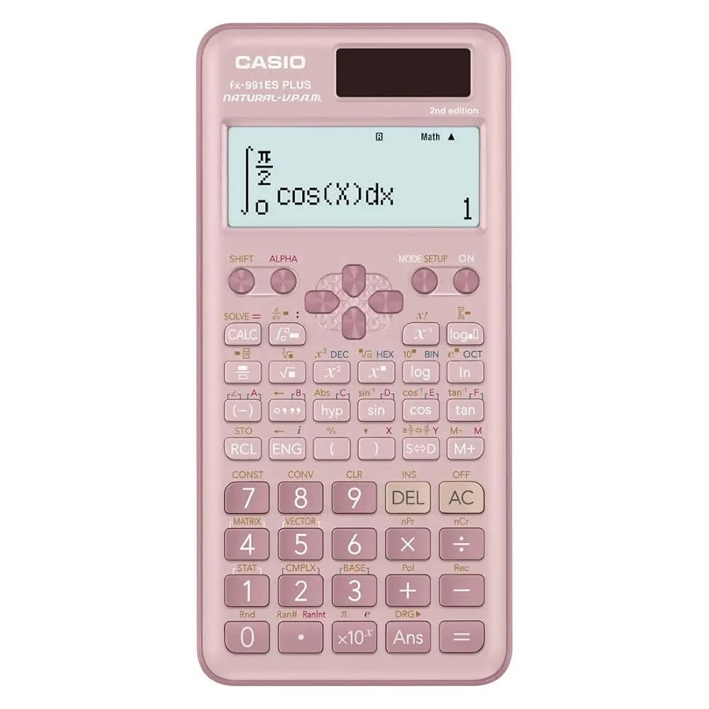 Picture of FX-991ES Plus 2nd Blue And Pink Scientific Calculator For Students 