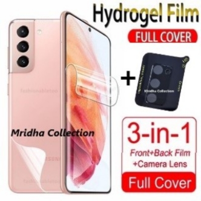 Picture of 3in1 Protector Combo Pack for Samsung Galaxy S21 FE 5G (Front Hydrogel Screen Protector Poly + Back Hydrogel Poly Protector + 3D Camera Lens Protector)