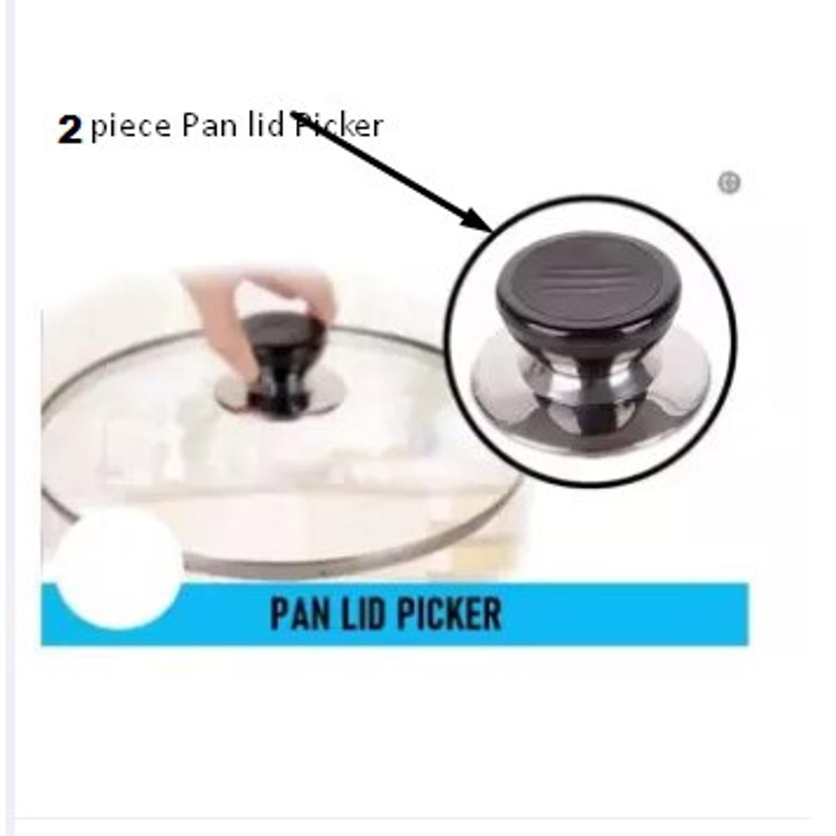Picture of 2 pcs PAN LID PICKER -Black