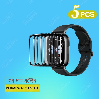 Picture of Redmi watch 5 Lite Smart Watch Full Coverage Plastic Screen Protector (5 Pcs)
