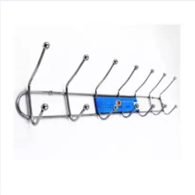 Picture of Stainless Steel Double Row 7 Hook Hanger -Silver