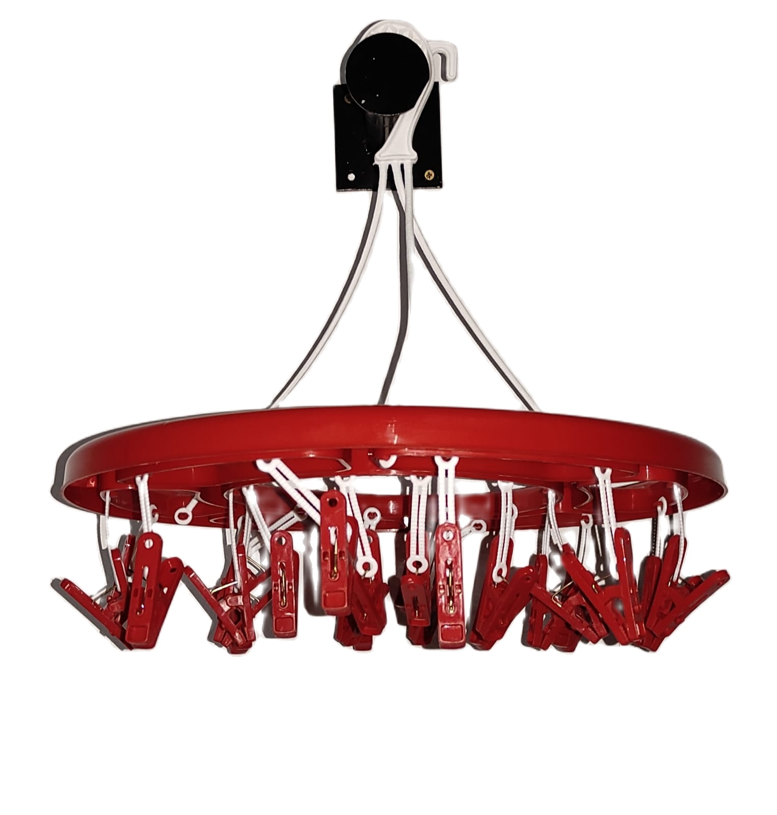 Picture of Round Hanger cloth clip -24 Clip -Red