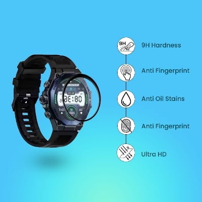 Picture of Black Shark S1 Pro Smart Watch Full Coverage Plastic Screen Protector (1 Piece)