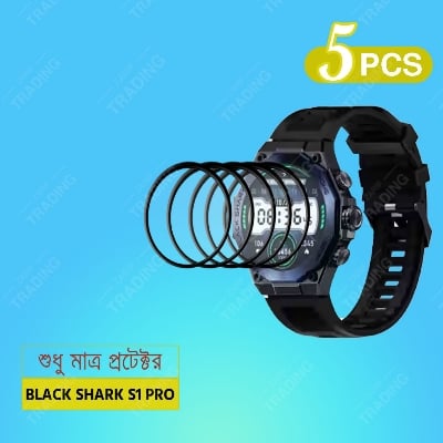 Picture of Black Shark S1 Pro Smart Watch Full Coverage Plastic Screen Protector (1 Piece)