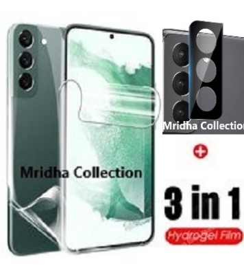 Picture of 3in1 Protector Combo Pack for Samsung Galaxy S22 5G (Front Hydrogel Screen Protector Poly + Back Hydrogel Poly Protector + 3D Camera Lens Protector)